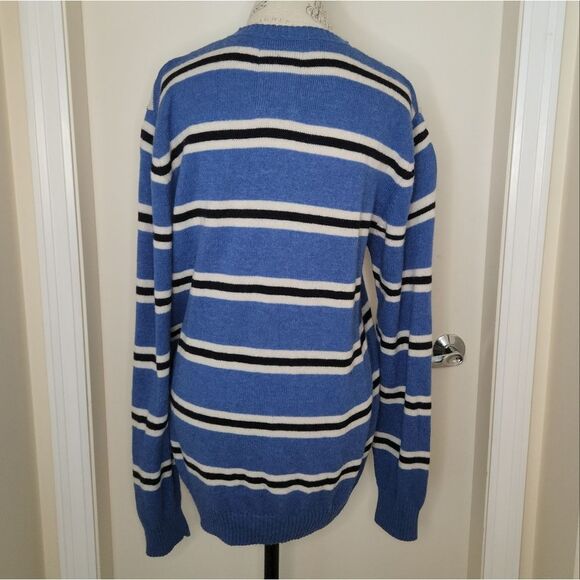 GANT Men's Stripe Polo Sweater - Picture 4 of 9
